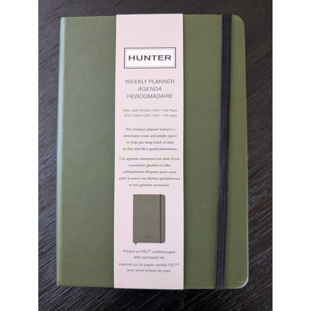 Hunter Weekly Planner Agenda School Calendar Academic College Organization Year